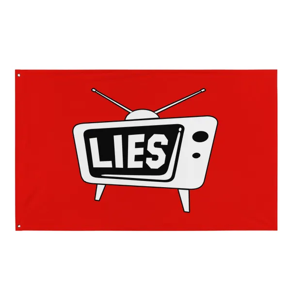 TV Lies - Flag • Small - Image 3
