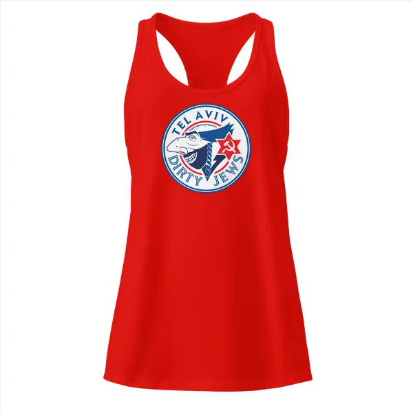 Tel Aviv Dirty Jews - Ladies • Razorback Tank • Premium - Image 3