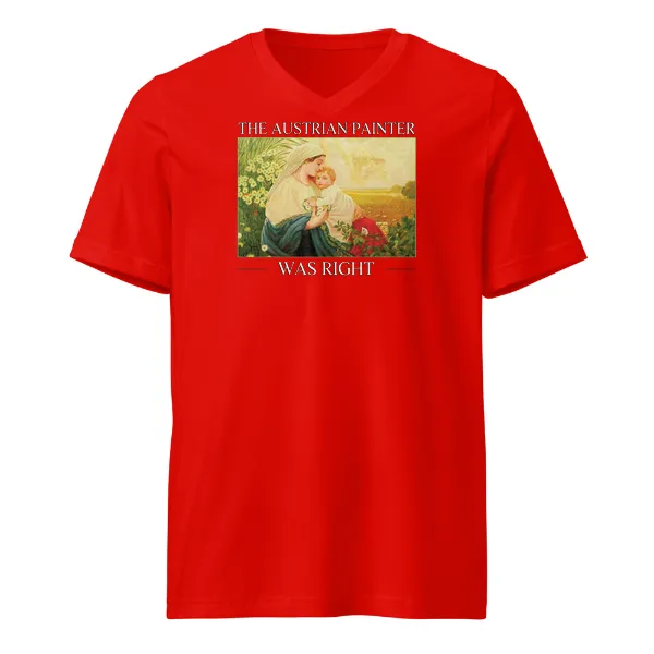 The Austrian Painter Was Right - Mens • T-shirt • V-neck • Basic - Image 3
