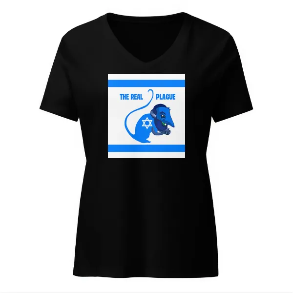 The Real Plague - Ladies • T-shirt • V-neck • Basic