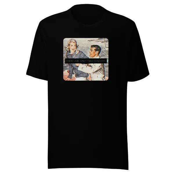 There is Only 2 Genders - Mens • T-shirt • Crew • Premium