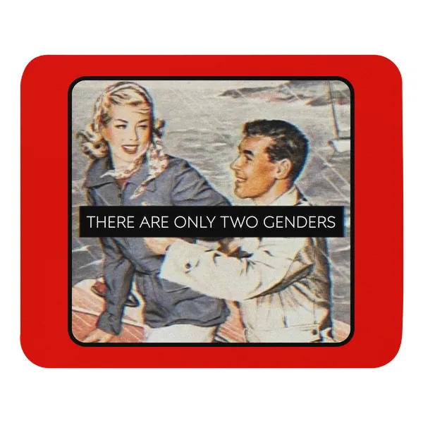There is Only 2 Genders - Mouse Pad - Image 3