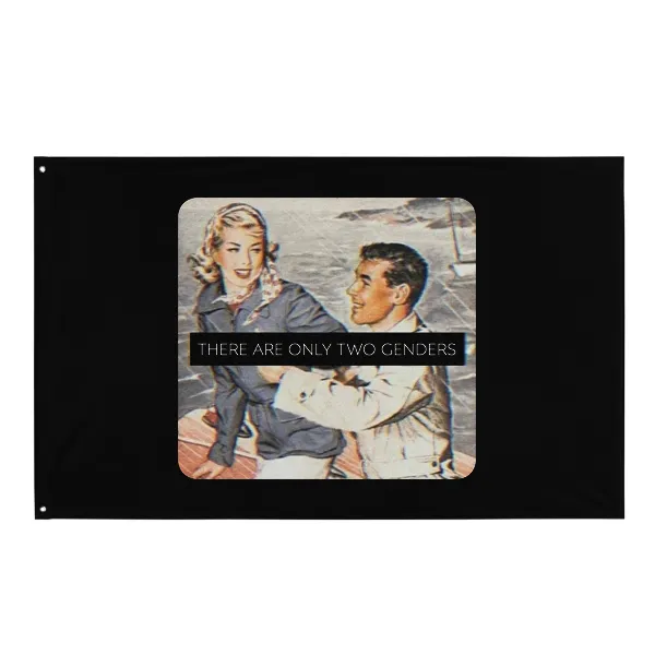 There is Only 2 Genders - Flag • Small