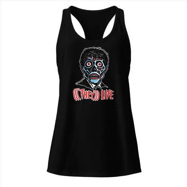 They Live - Ladies • Razorback Tank • Premium