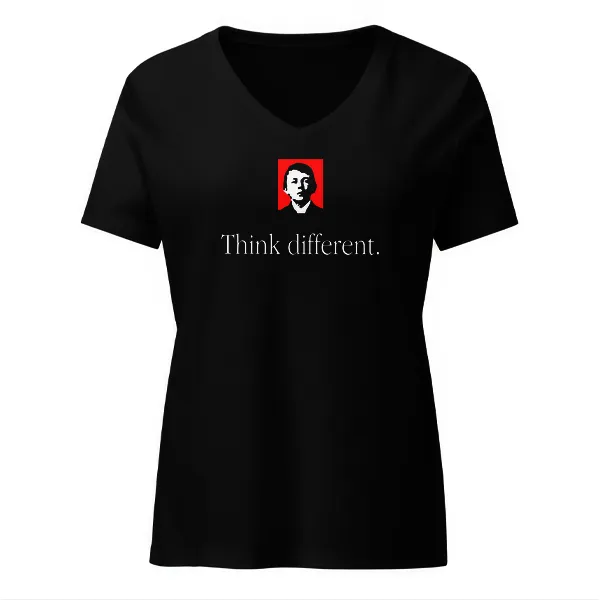 Think Different - Ladies • T-shirt • V-neck • Basic