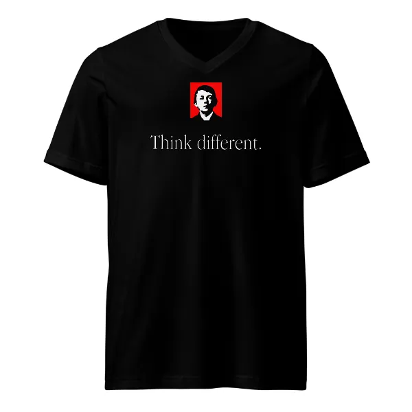 Think Different - Mens • T-shirt • V-neck • Premium