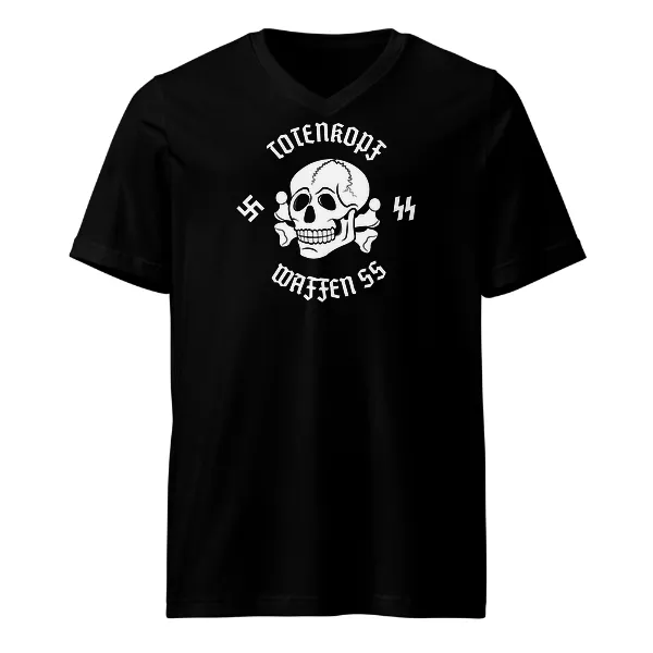 Totenkopf Waffen SS - Mens • T-shirt • V-neck • Basic