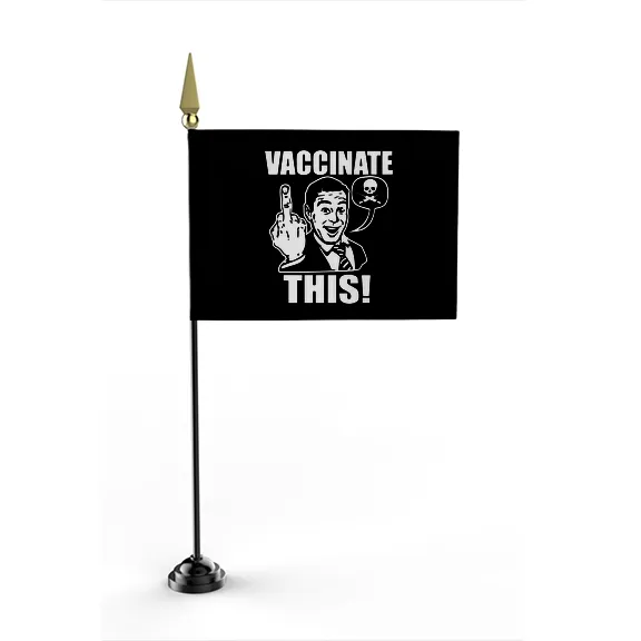 Vaccinate This - Flag • Mini