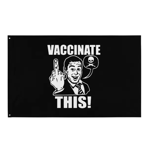Vaccinate This - Flag • Small