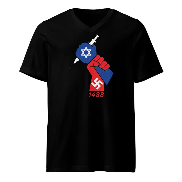 Vax Stopper 1488 - Mens • T-shirt • V-neck • Premium