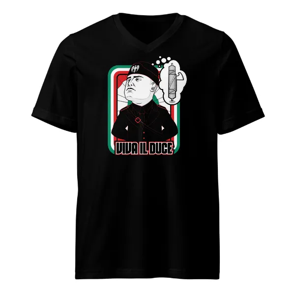 Viva Il Duce - Mens • T-shirt • V-neck • Premium