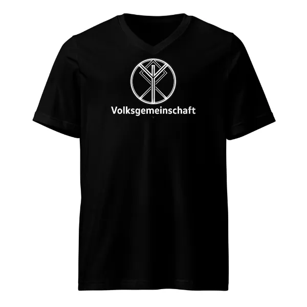 Volksgemeinschaft - Mens • T-shirt • V-neck • Basic