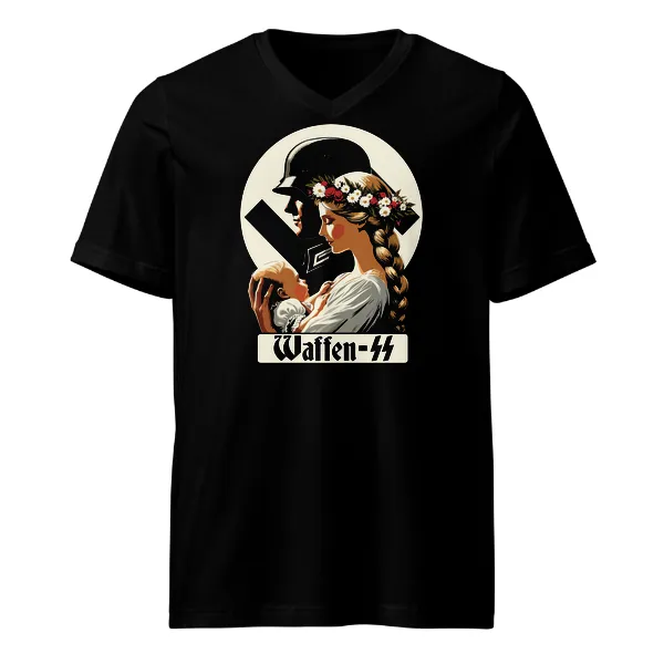 Waffen SS Family - Mens • T-shirt • V-neck • Basic