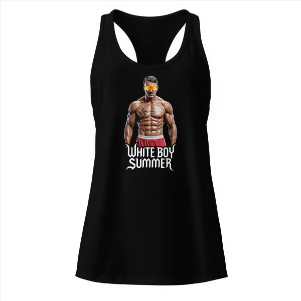 White Boy Summer - Hitler - Ladies • Razorback Tank • Premium