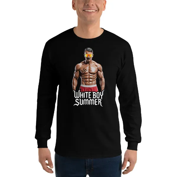 White Boy Summer - Hitler - Mens • T-shirt • Long Sleeve • Basic