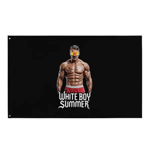 White Boy Summer - Hitler - Flag • Small