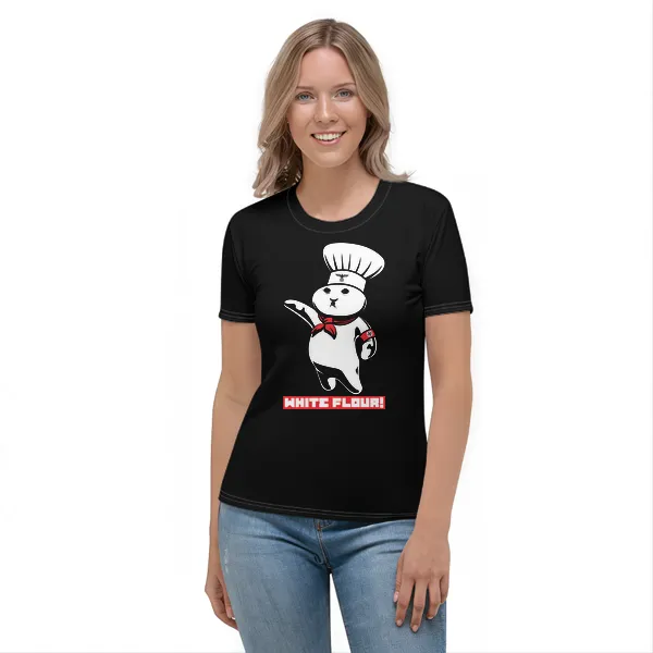 White Flour - Ladies • T-shirt • Crew • Basic