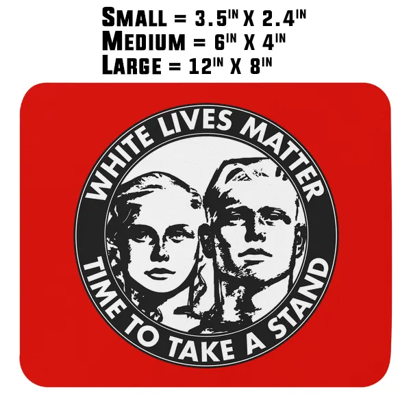 White Lives Matter - Time To Take a Stand - Magnet - Image 3