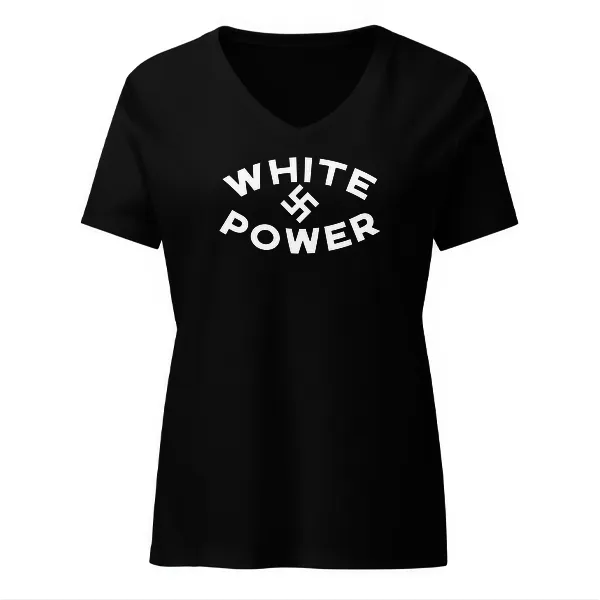 White Power - Ladies • T-shirt • V-neck • Premium