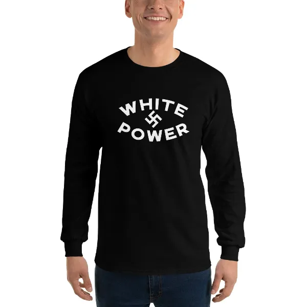 White Power - Mens • T-shirt • Long Sleeve • Basic