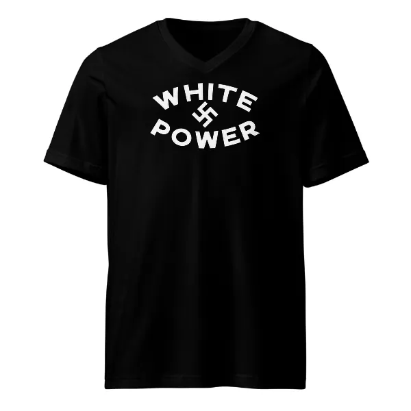 White Power - Mens • T-shirt • V-neck • Premium
