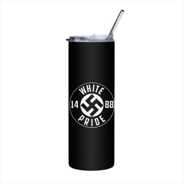 White Pride Swasika 1488 - Tumbler