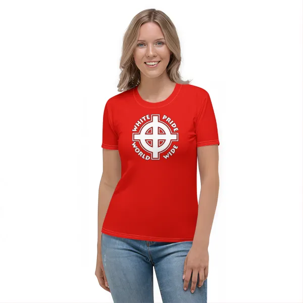 White Pride World Wide - Ladies • T-shirt • Crew • Basic - Image 3