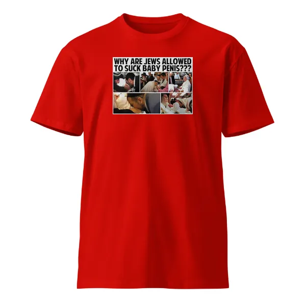 Why Are Jews Allowed to Suck Baby Penis - Mens • T-shirt • Crew • Supreme - Image 3