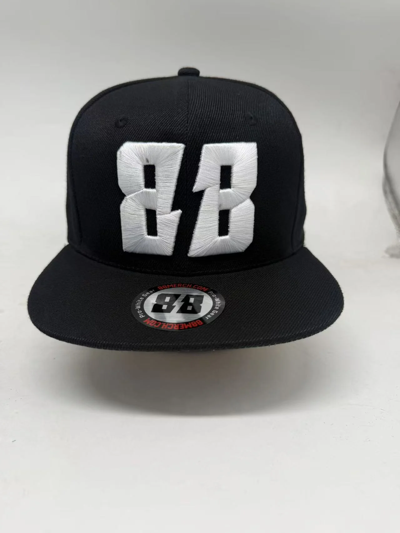 88 • White Stitching • Black Hat