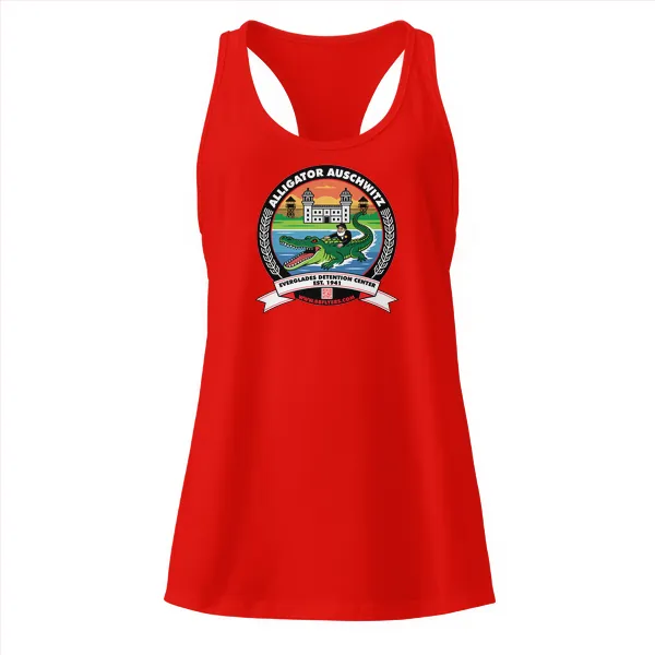 Alligator Auschwitz - Ladies • Razorback Tank • Premium - Image 3