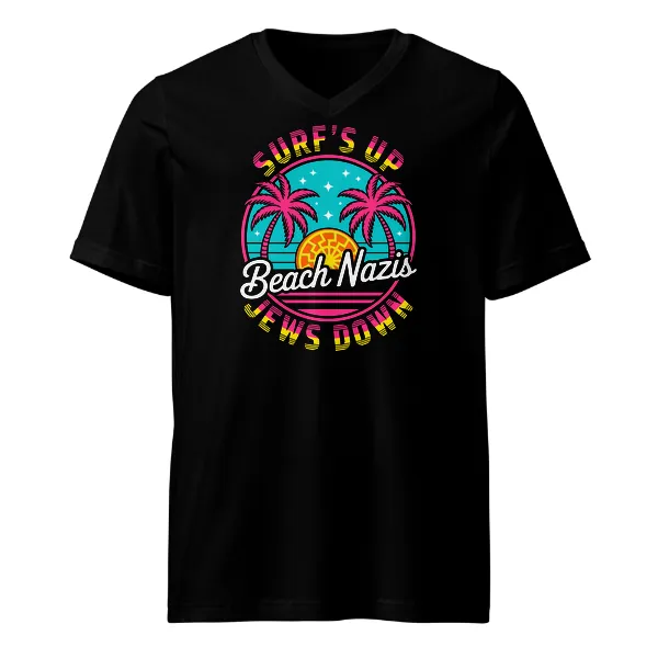 Beach Nazis Miami - Mens • T-shirt • V-neck • Premium