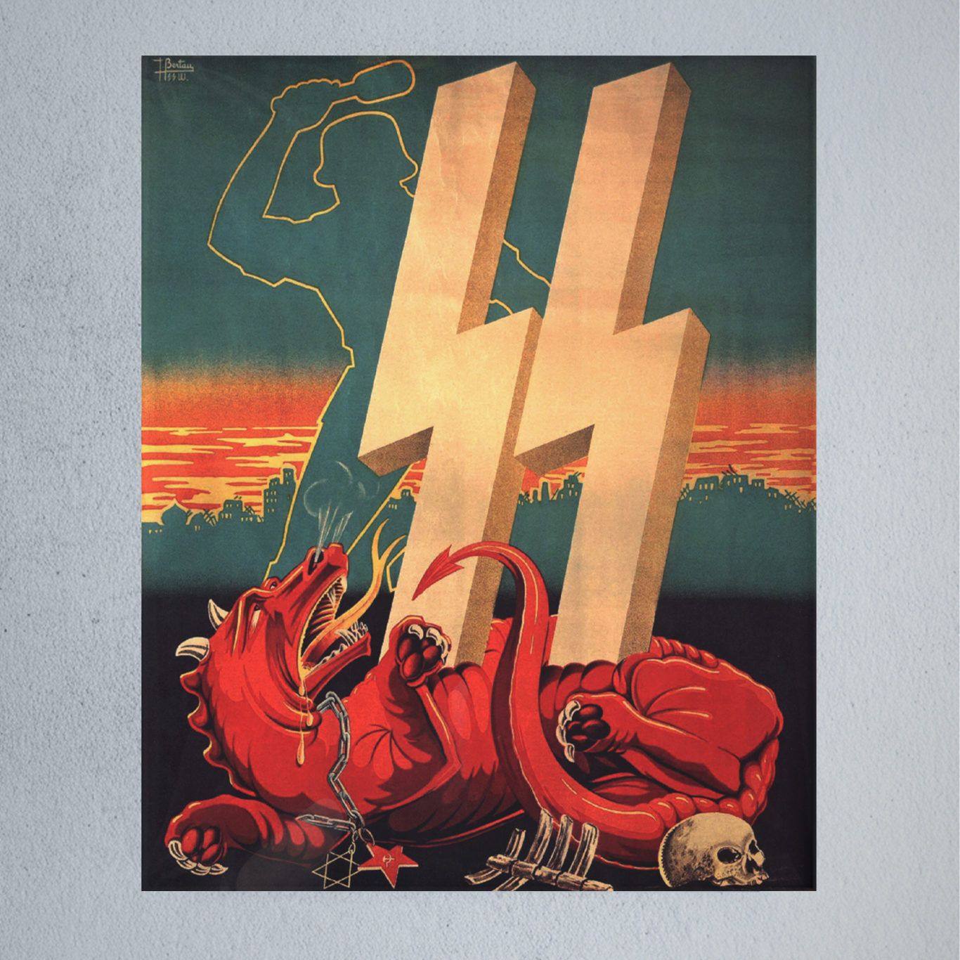 SS, The Bolshevik Dragon Slayer • Poster