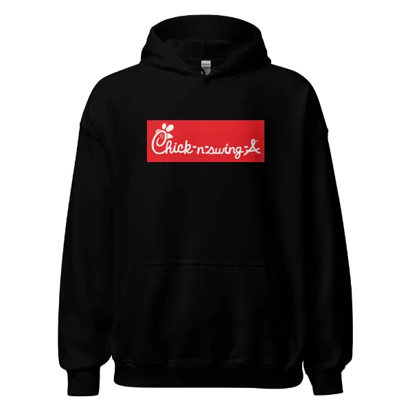 Chick-n-swing-a - Mens • Hoodie • Basic