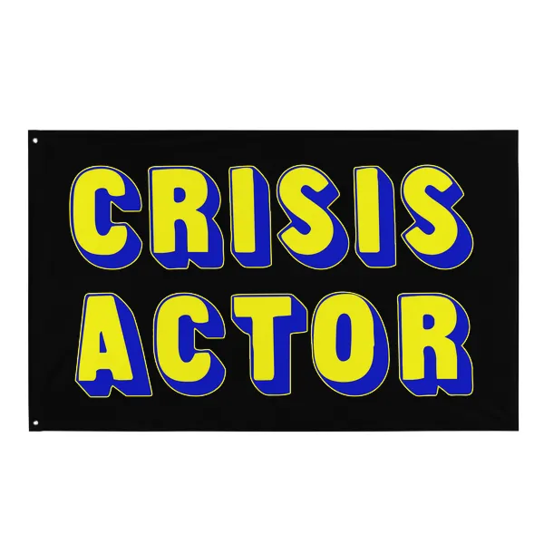 Crisis Actor - Flag • Small