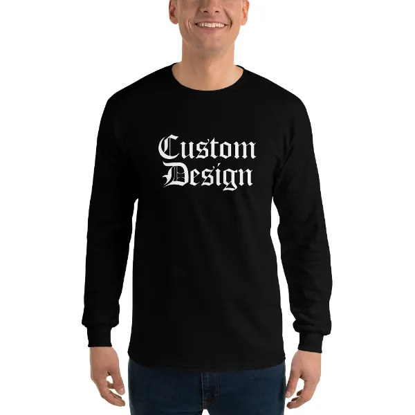 Custom Design - Mens • T-shirt • Long Sleeve • Basic