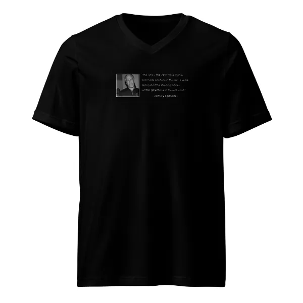 Epstein Quote - Mens • T-shirt • V-neck • Premium