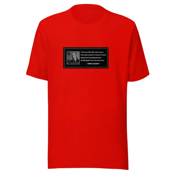 Epstein Quote - Mens • T-shirt • Crew • Premium - Image 3