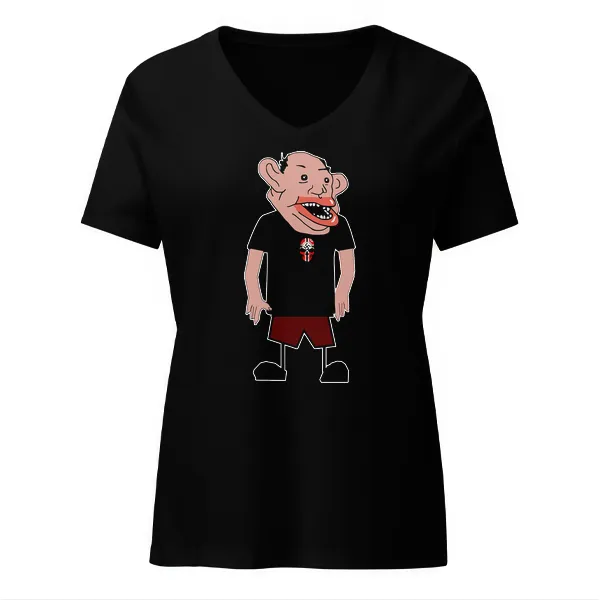 Flood Mamzer - Ladies • T-shirt • V-neck • Premium