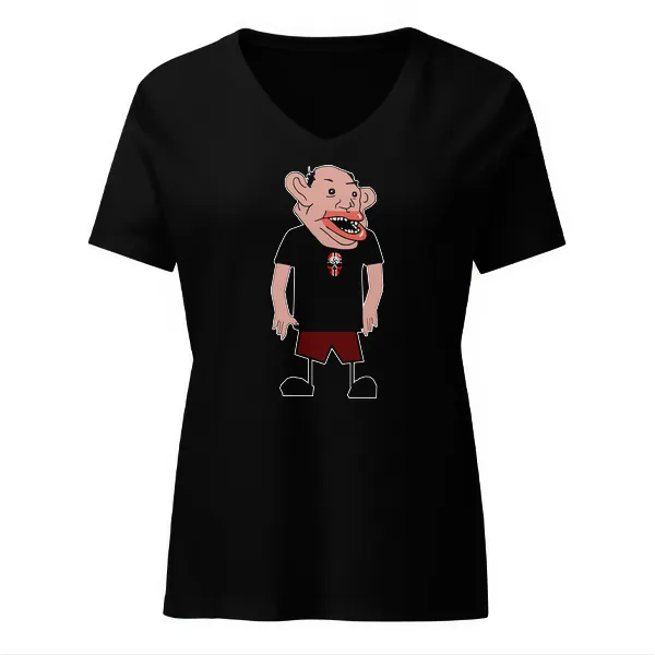 Flood Mamzer - Ladies • T-shirt • V-neck • Basic