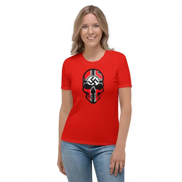 Flood Skull - Ladies • T-shirt • Crew • Basic - Image 3
