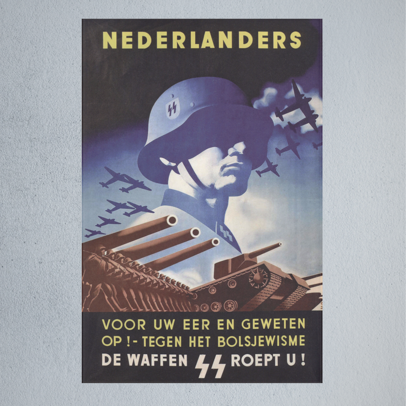 Fight bolshevism, the Waffen SS is calling for you • Poster