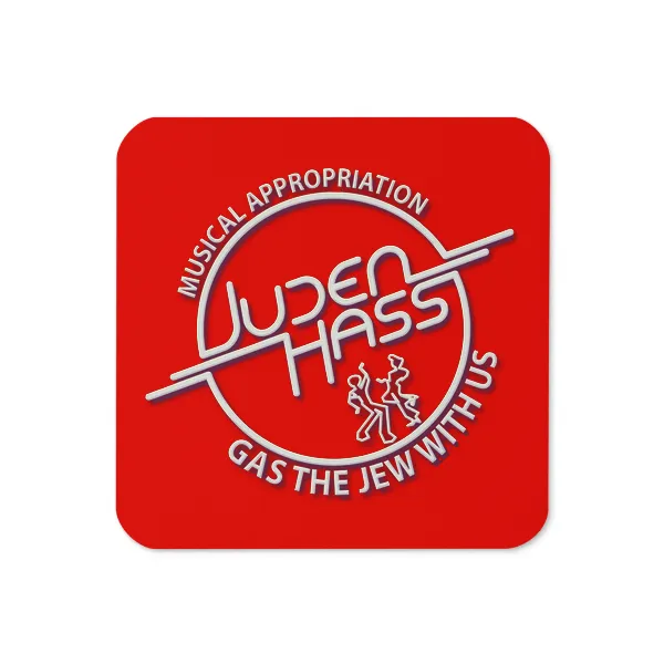 Gas The Jew With Us - Coaster - Image 3