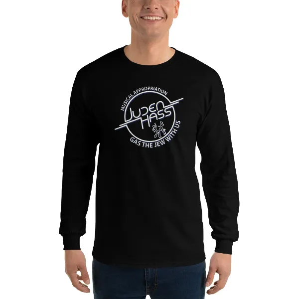 Gas The Jew With Us - Mens • T-shirt • Long Sleeve • Basic