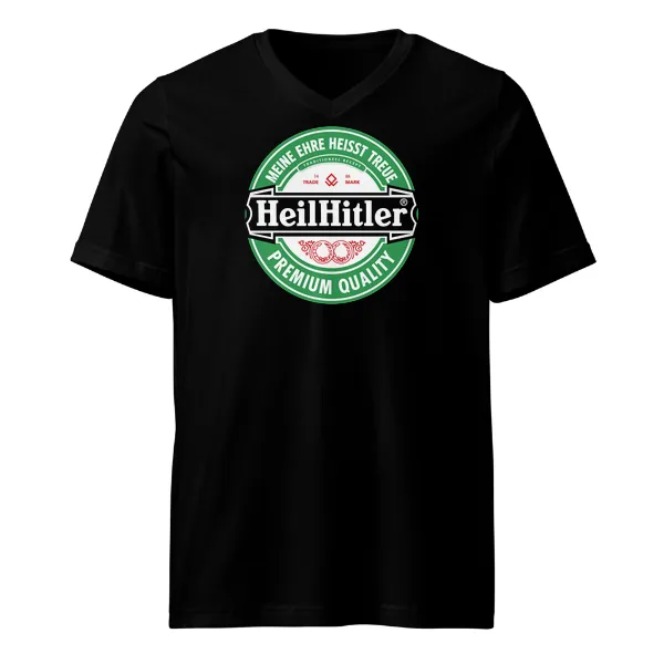 Heil Hitler Beer - Mens • T-shirt • V-neck • Premium