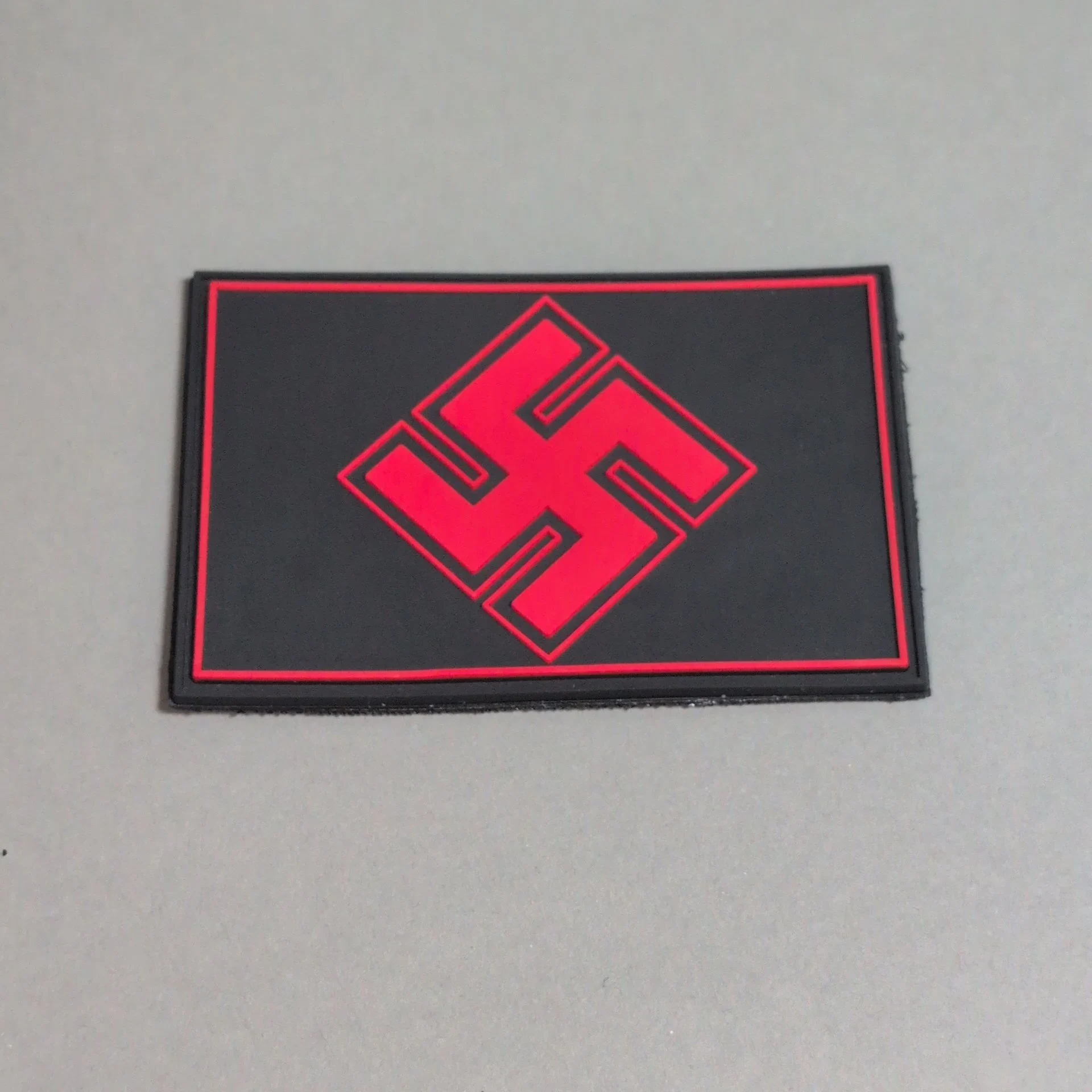 Red Swastika Flag • PVC Patch