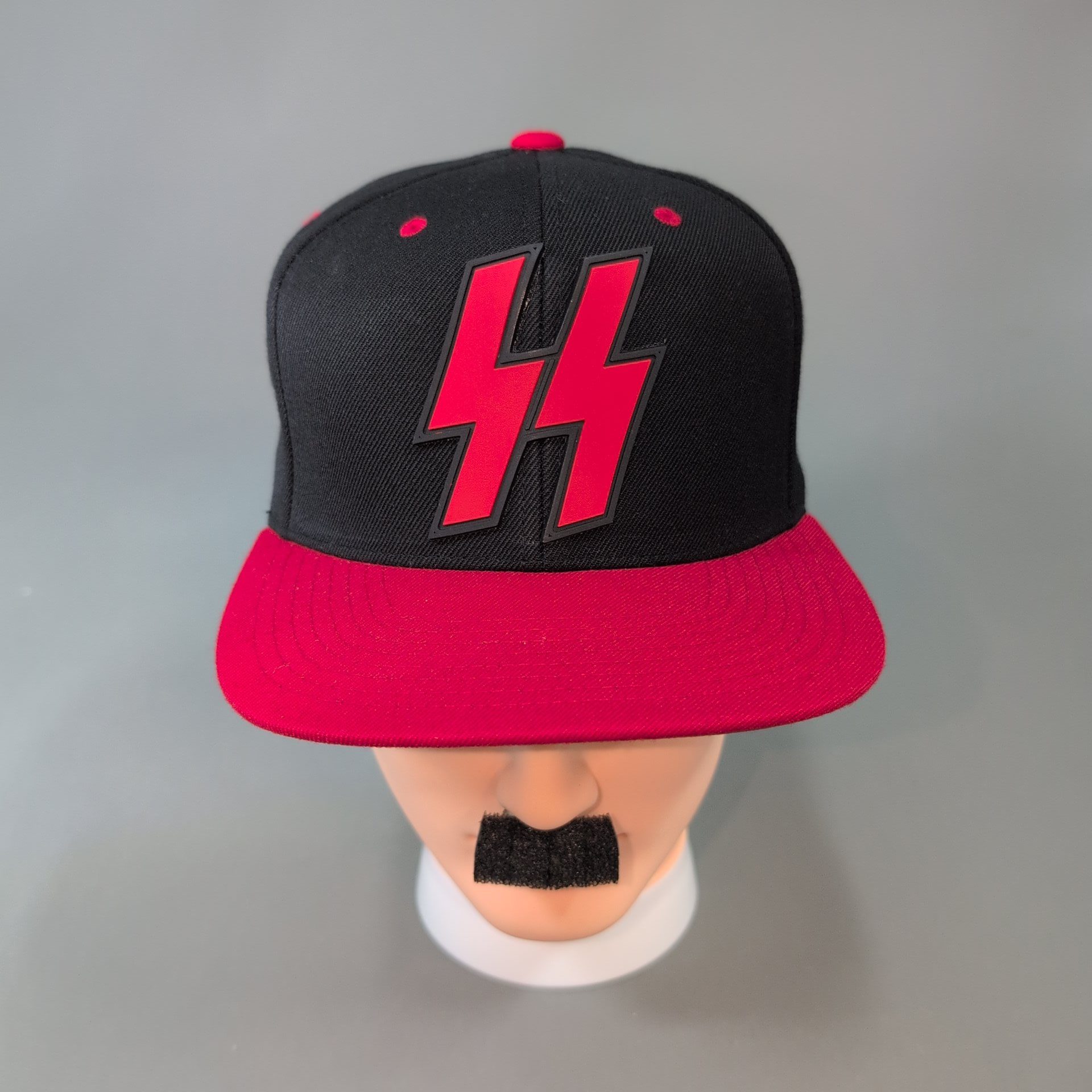 Red SS • PVC Patch • Black / Red Flat Bill