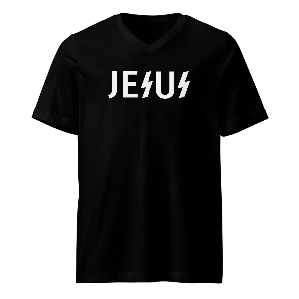 Jesus SS - Mens • T-shirt • V-neck • Basic