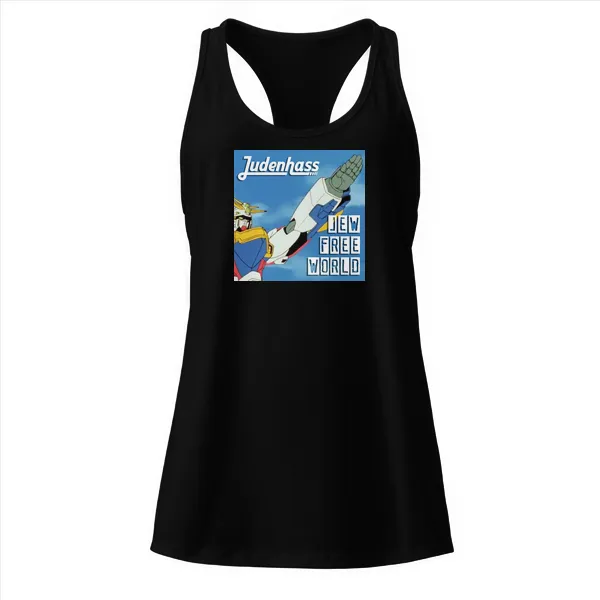 Jew Free World - Ladies • Razorback Tank • Premium