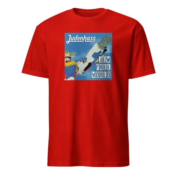 Jew Free World - Mens • T-shirt • Crew • Basic - Image 3