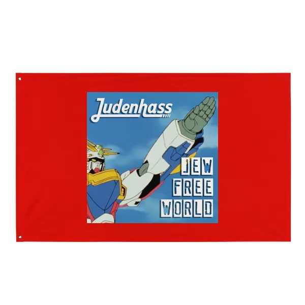 Jew Free World - Flag • Small - Image 3
